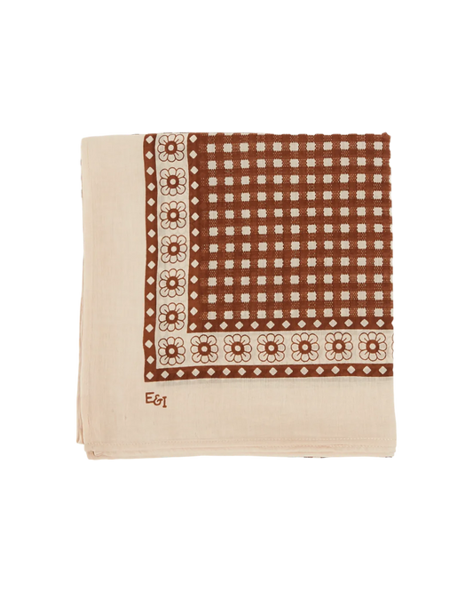 Foulard vichy choco