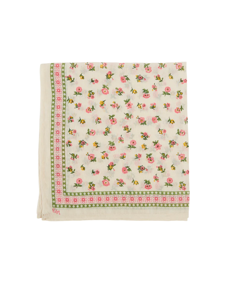 Foulard fleurs floresco