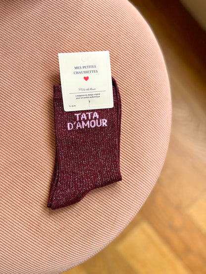 Chaussettes pailletées TATA D'AMOUR