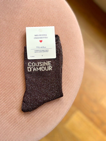 Chaussettes pailletées COUSINE D'AMOUR