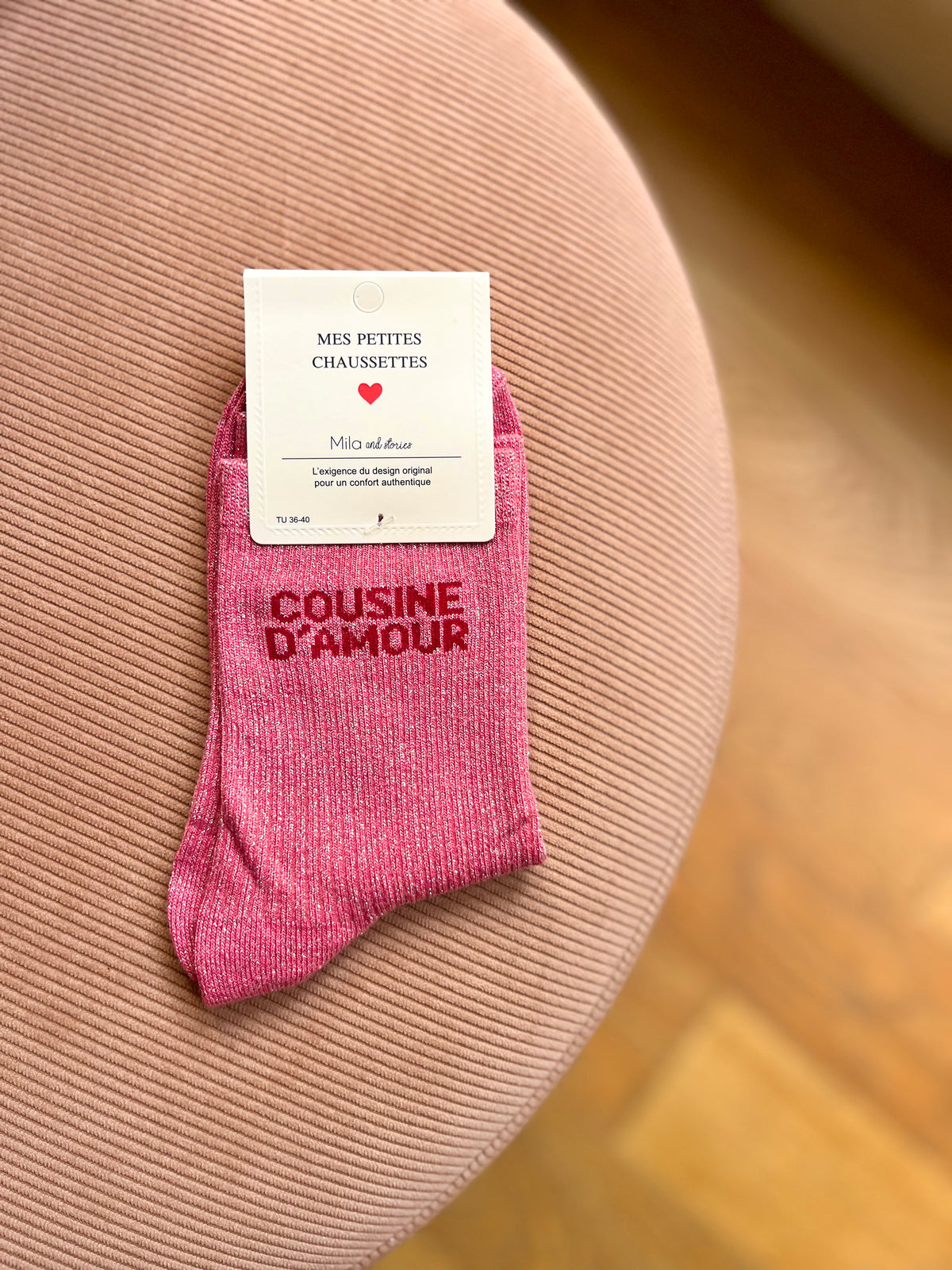 Chaussettes pailletées COUSINE D'AMOUR