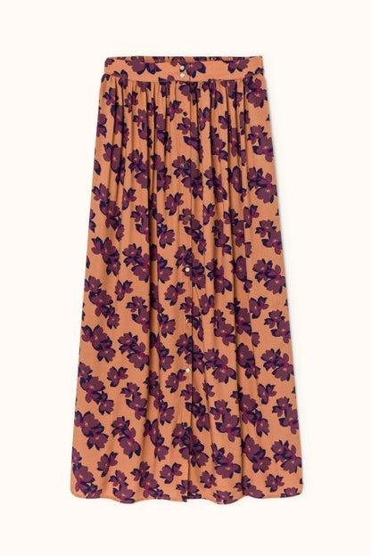 Jupe NEELA violeta rust