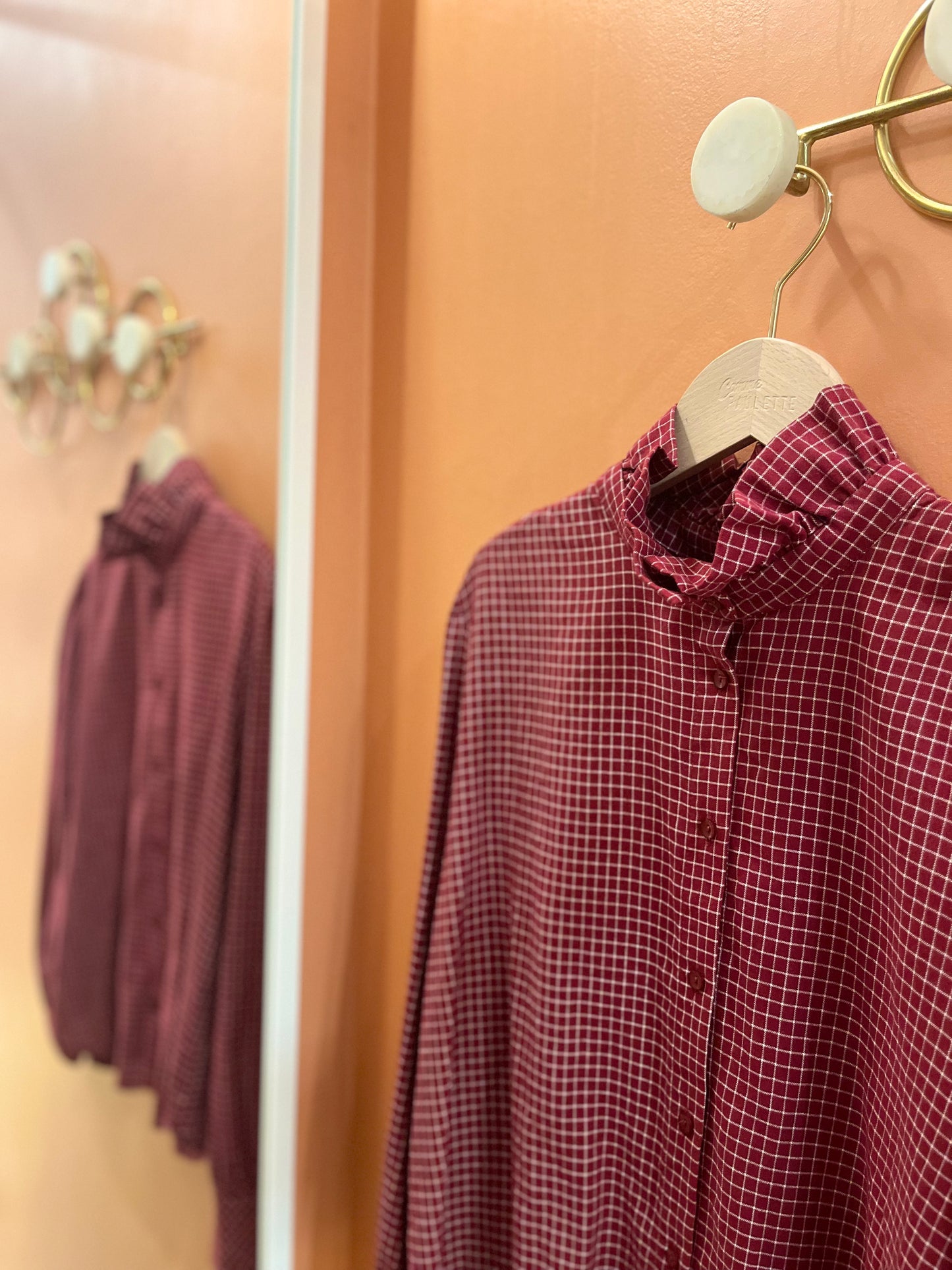 Chemise CATHERINE bordeaux