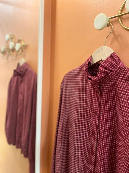 Chemise CATHERINE bordeaux