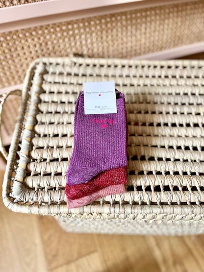 Chaussettes pailletées MAMIE