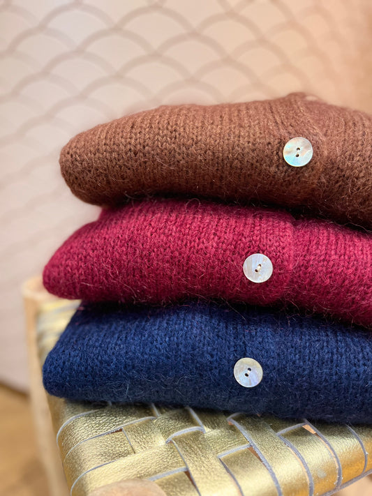 Gilet CARMEN bordeaux