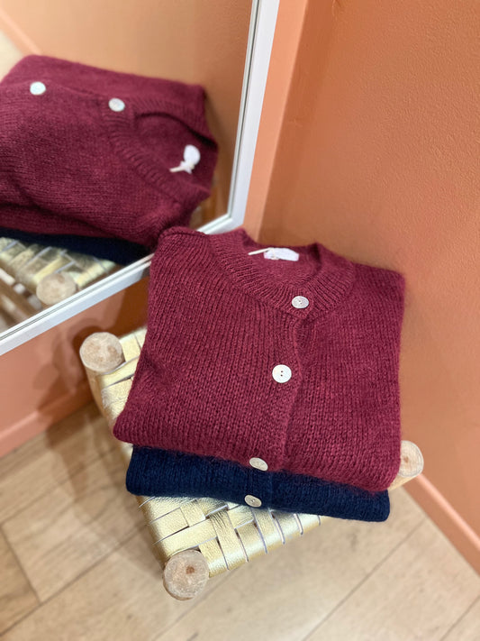 Gilet CARMEN bordeaux