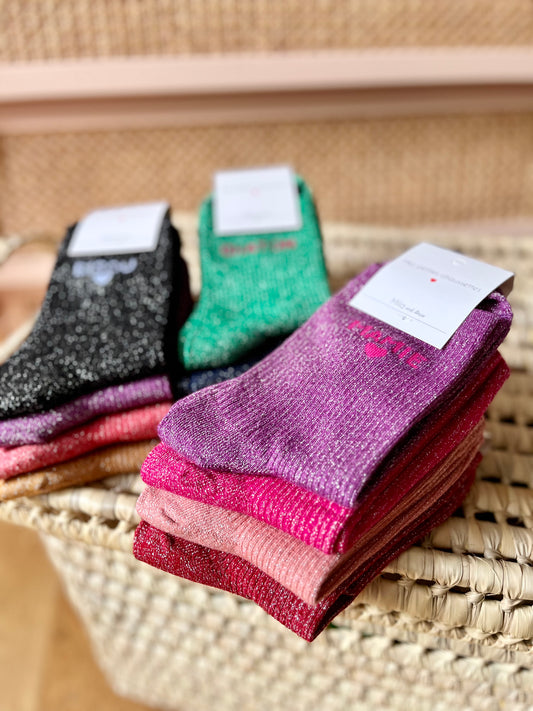 Chaussettes pailletées MAMIE