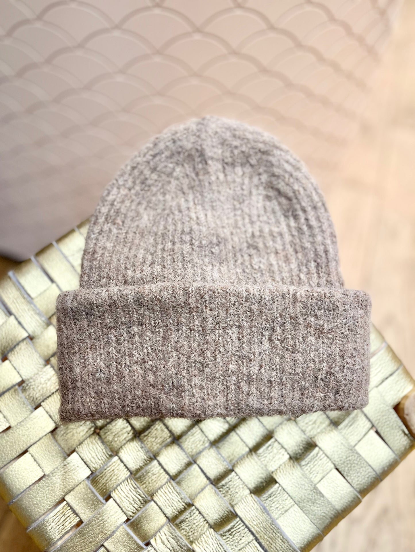 Bonnet BERA chiné taupe