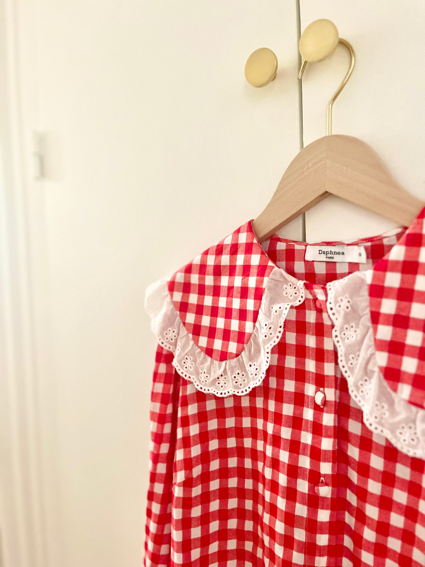 Chemise ACHILLE vichy rouge