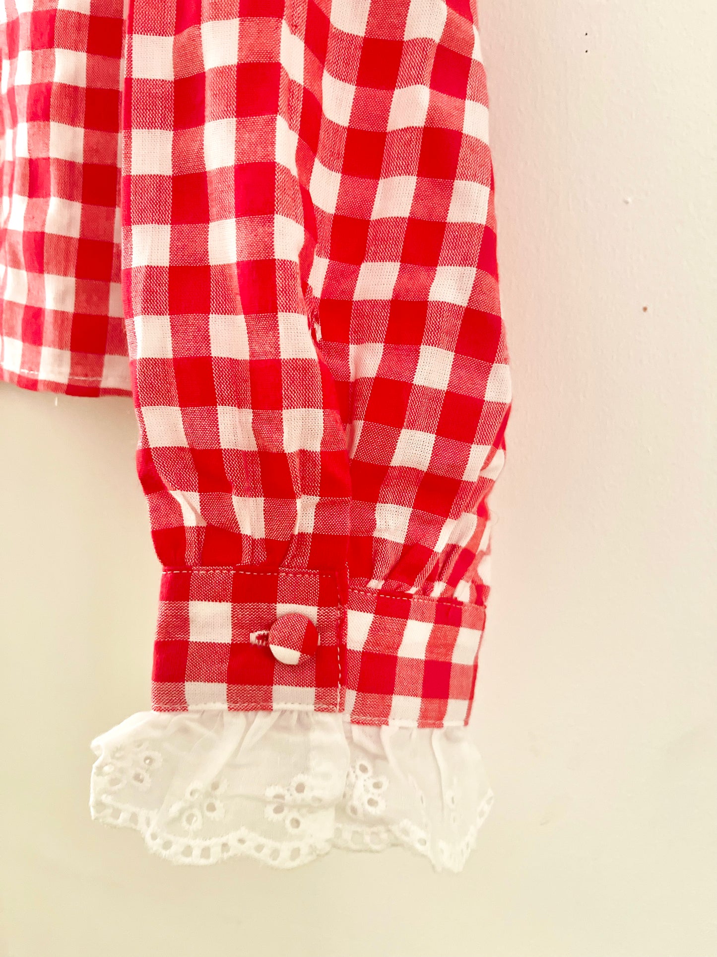 Chemise ACHILLE vichy rouge