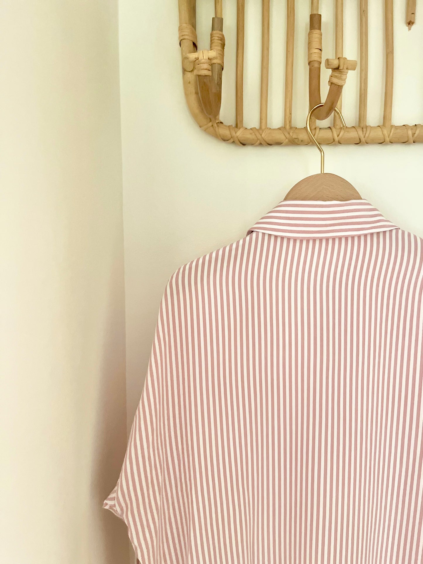 Chemise SAM rayée rose