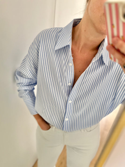 Chemise SAM rayée ciel