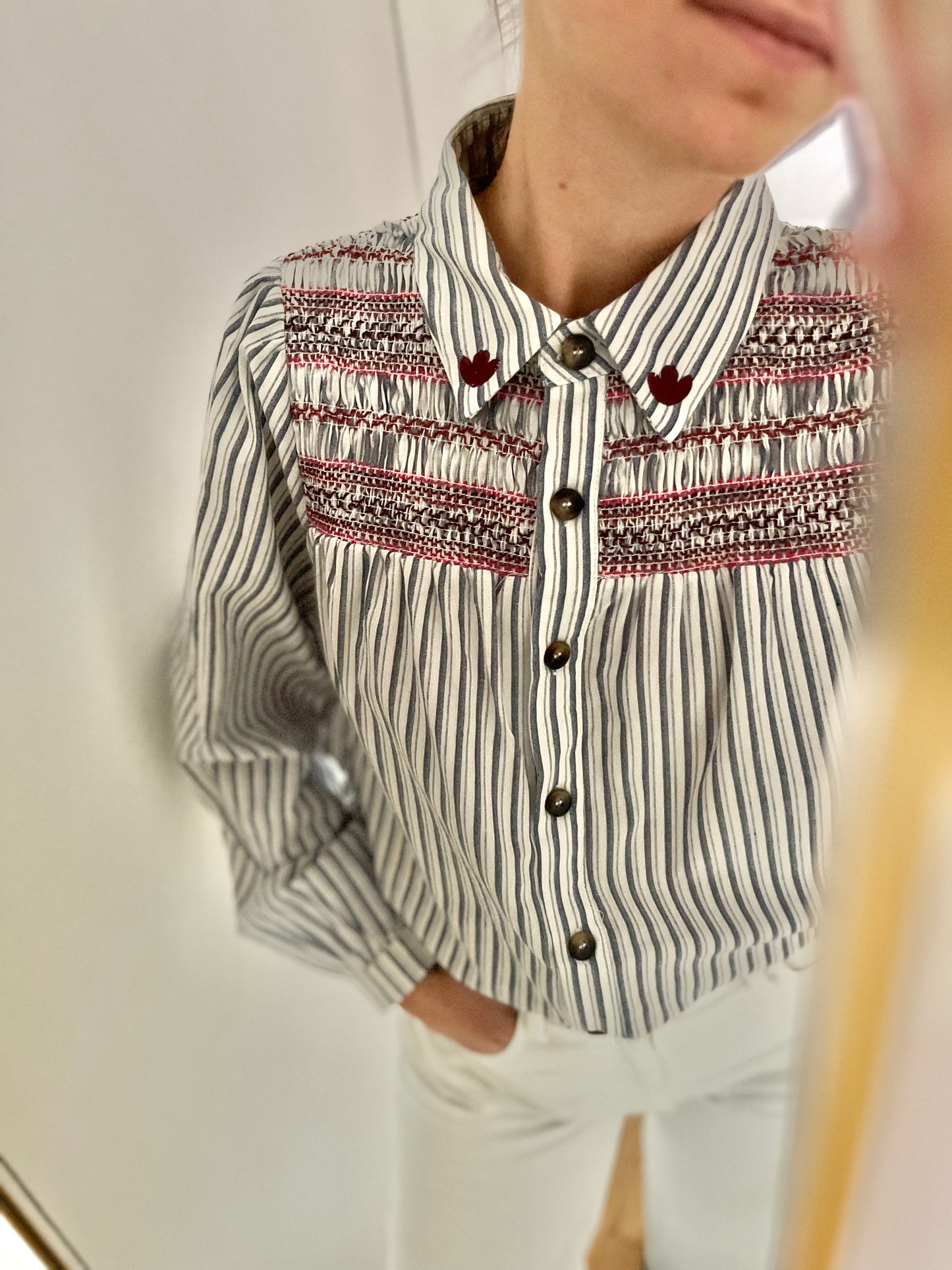 Chemise AMINATA bleue