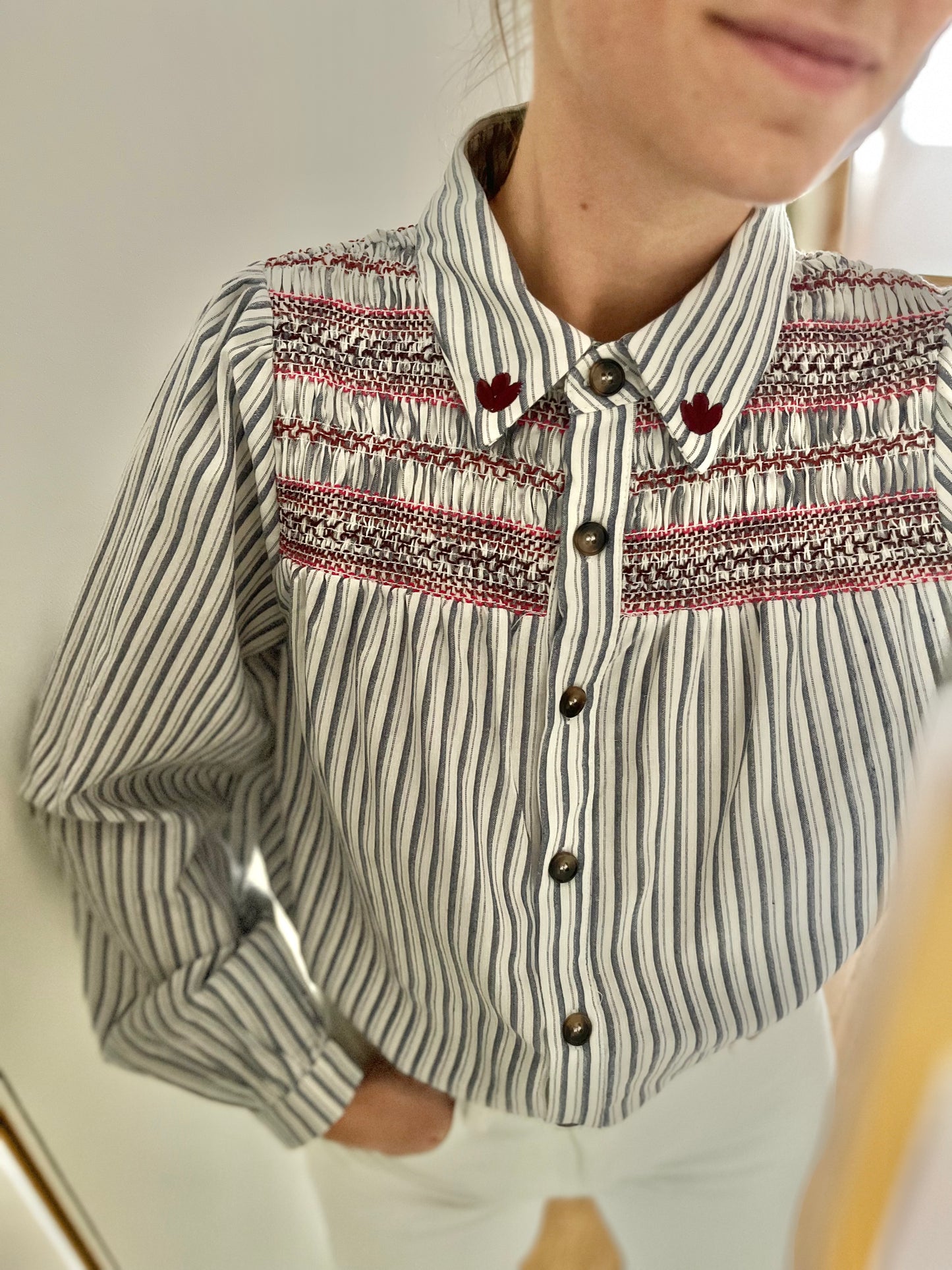 Chemise AMINATA bleue