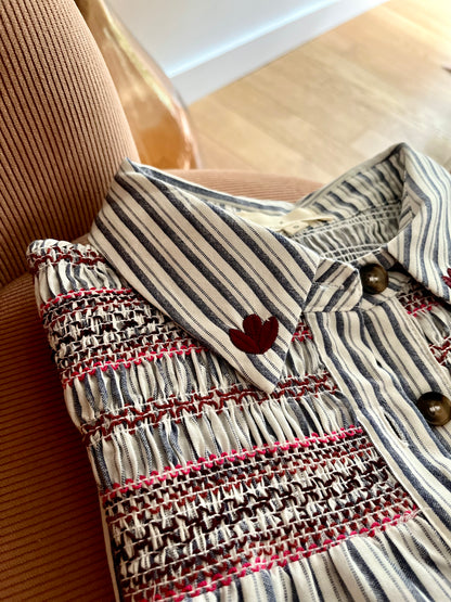 Chemise AMINATA bleue