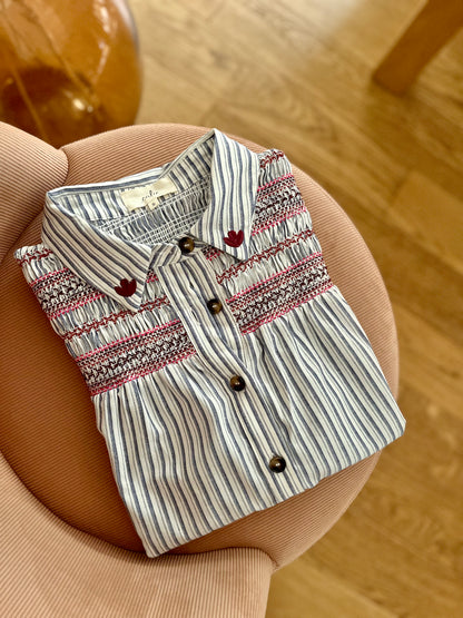 Chemise AMINATA bleue