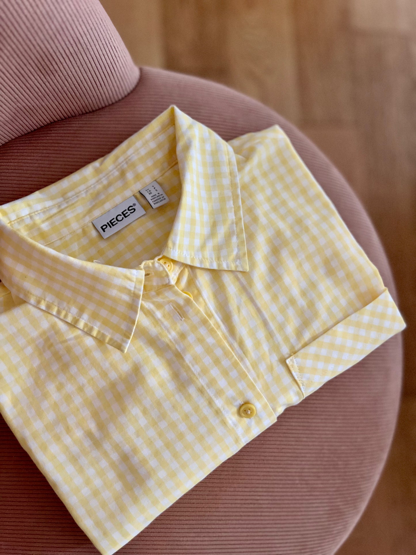 Chemise BIBBY vichy jaune