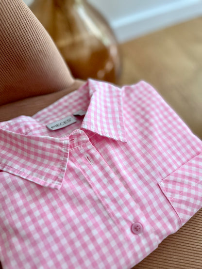 Chemise BIBBY vichy rose