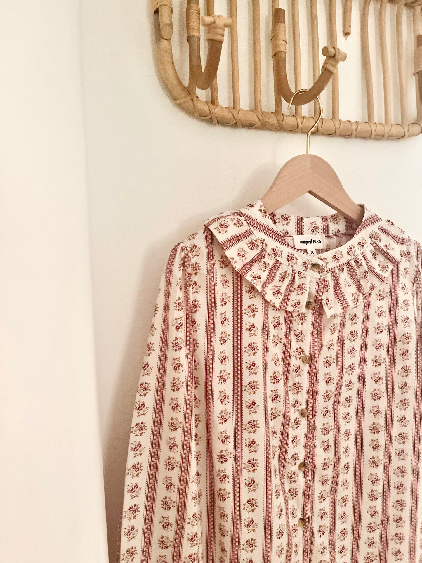Chemise AVA fleurie rose