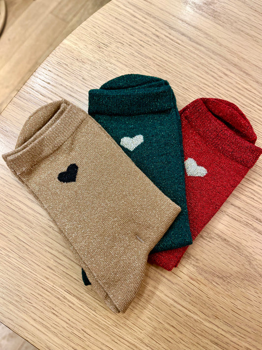 Trio de chaussettes pailletées NOLIA