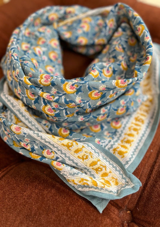 Foulard VICTORIAN bleu