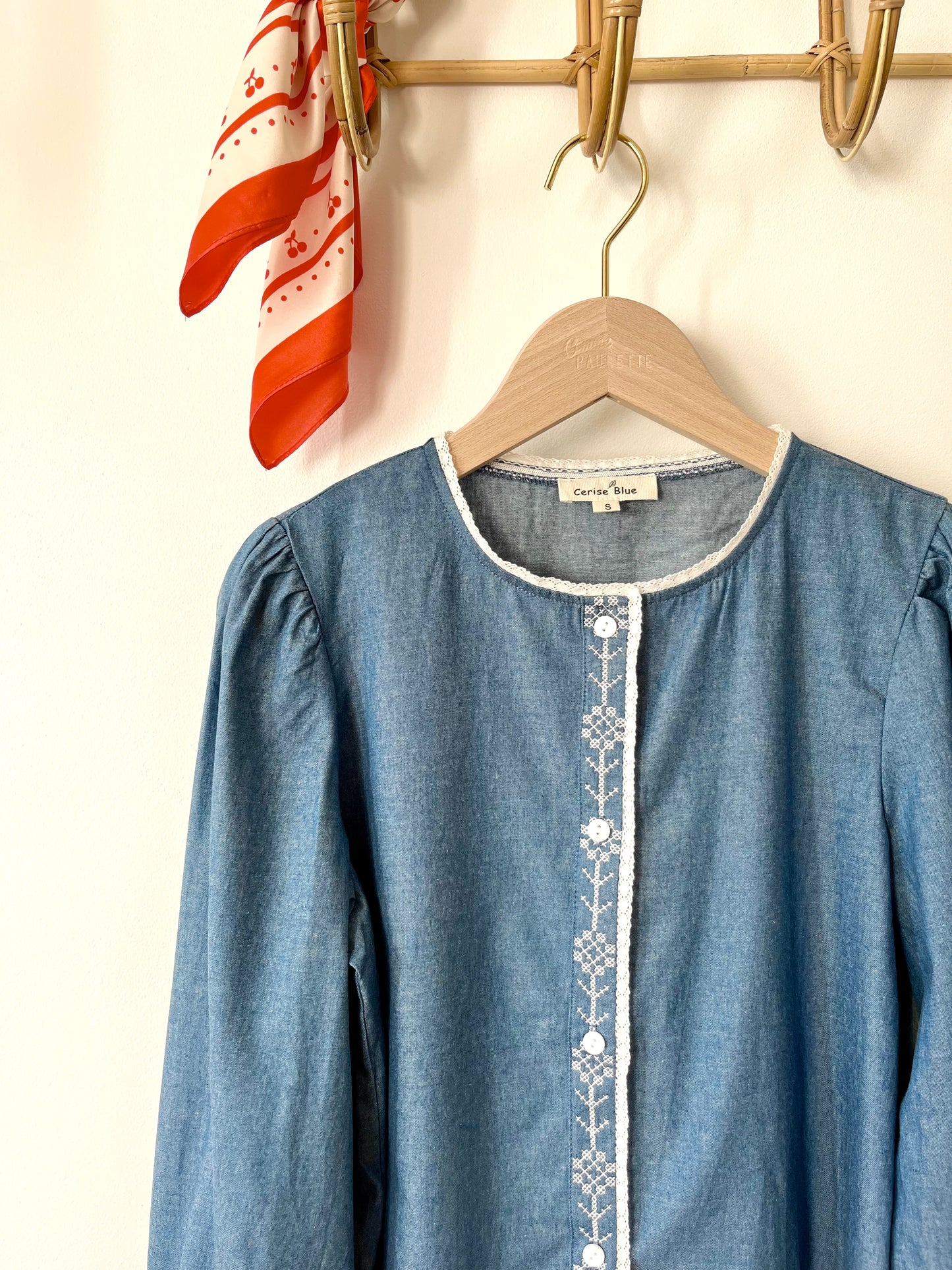 Chemise FAUSTINE bleue