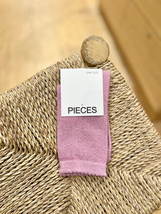 Chaussettes pailletées SEBBY orchidée