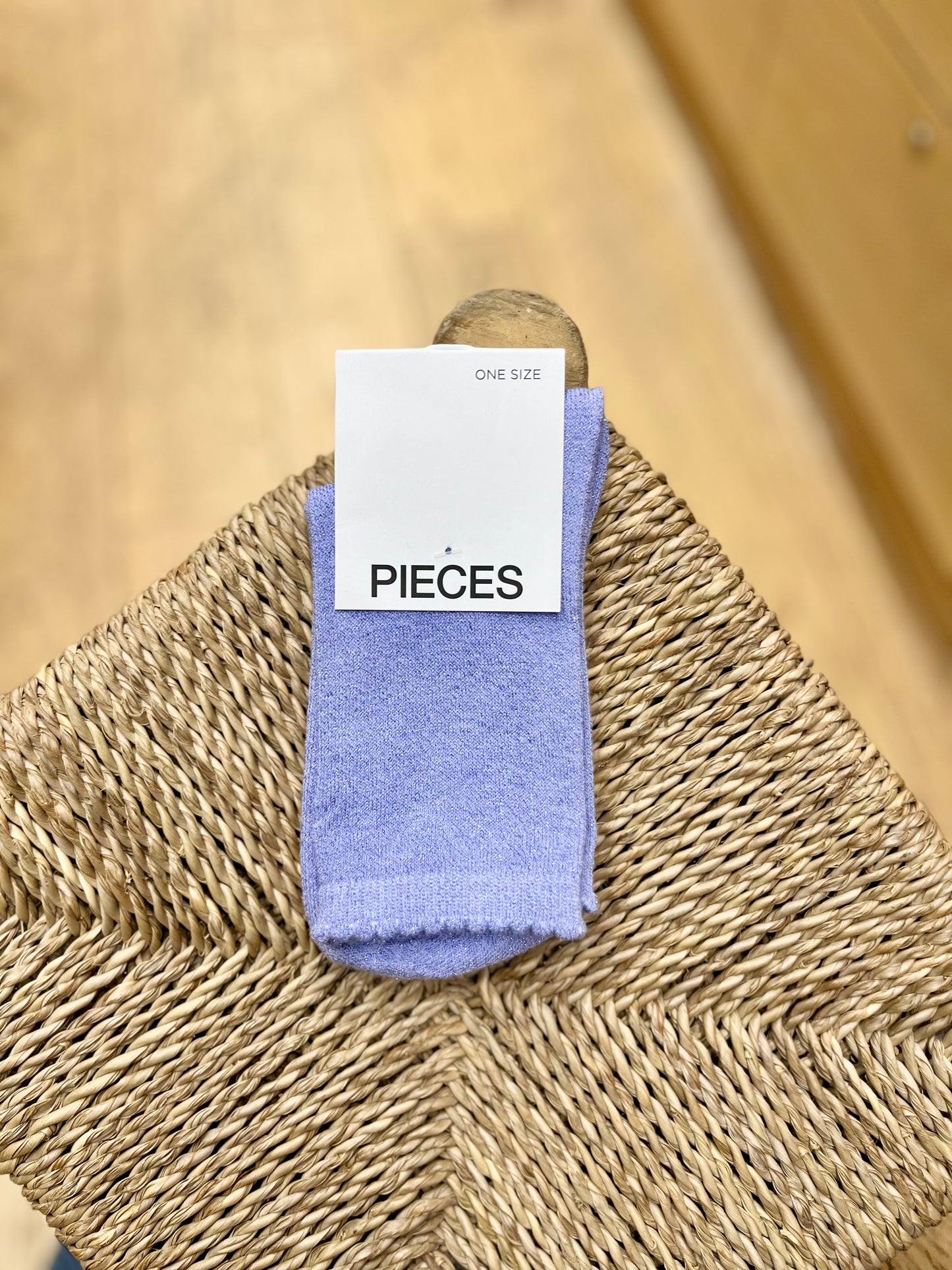 Chaussettes pailletées SEBBY lavande