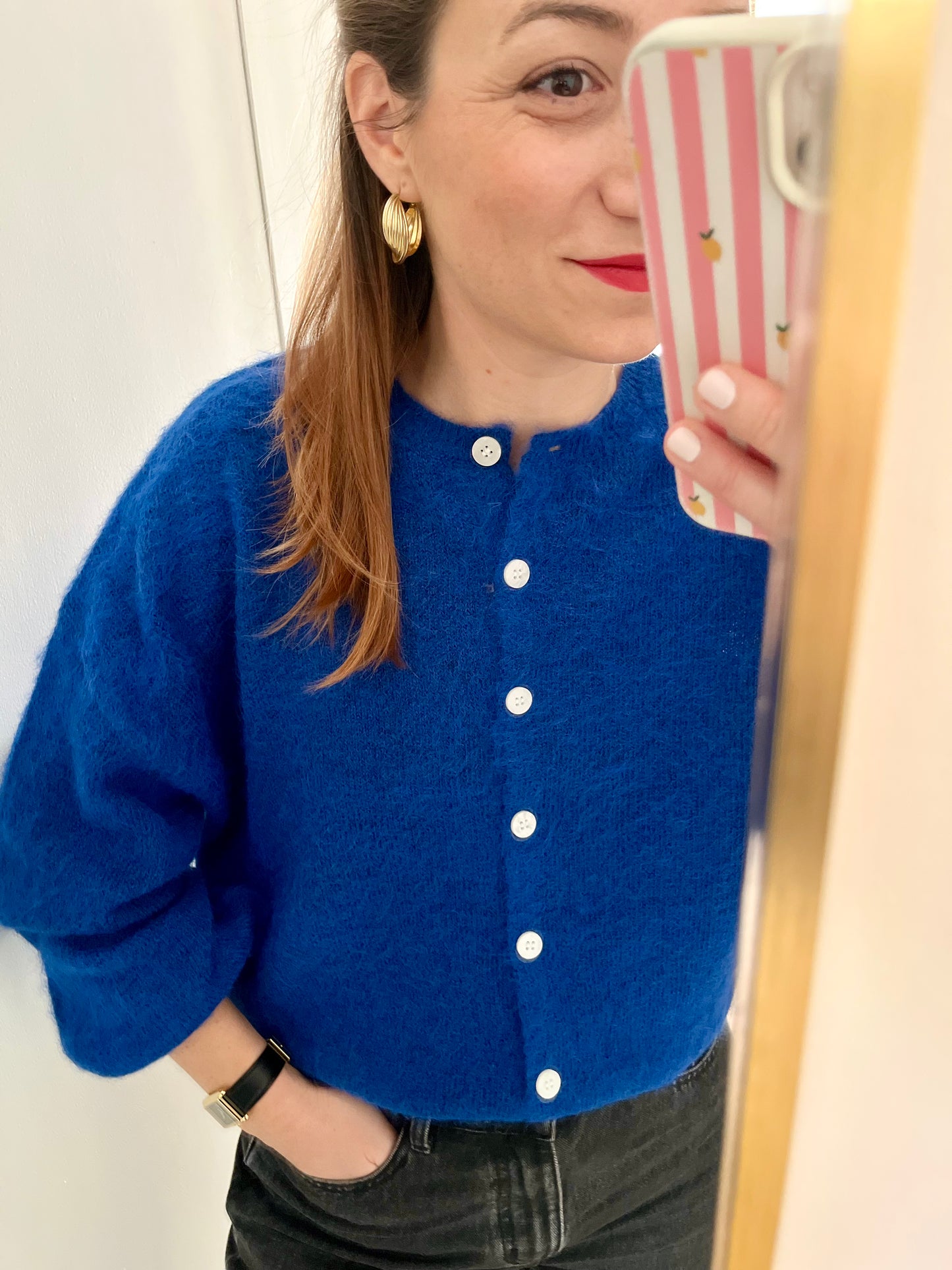 Gilet ALLIE bleu roi