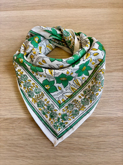 Petit foulard AGRA pistache