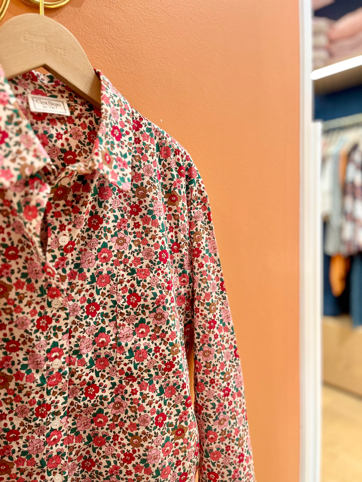 Chemise LISON liberty rose