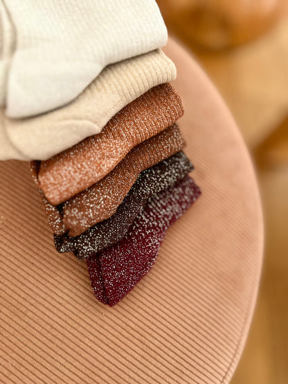 Chaussettes pailletées TEAM CHOCOLAT