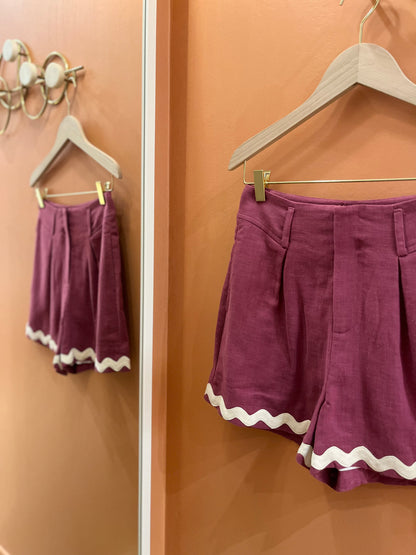 Short JOSÉPHINE violet