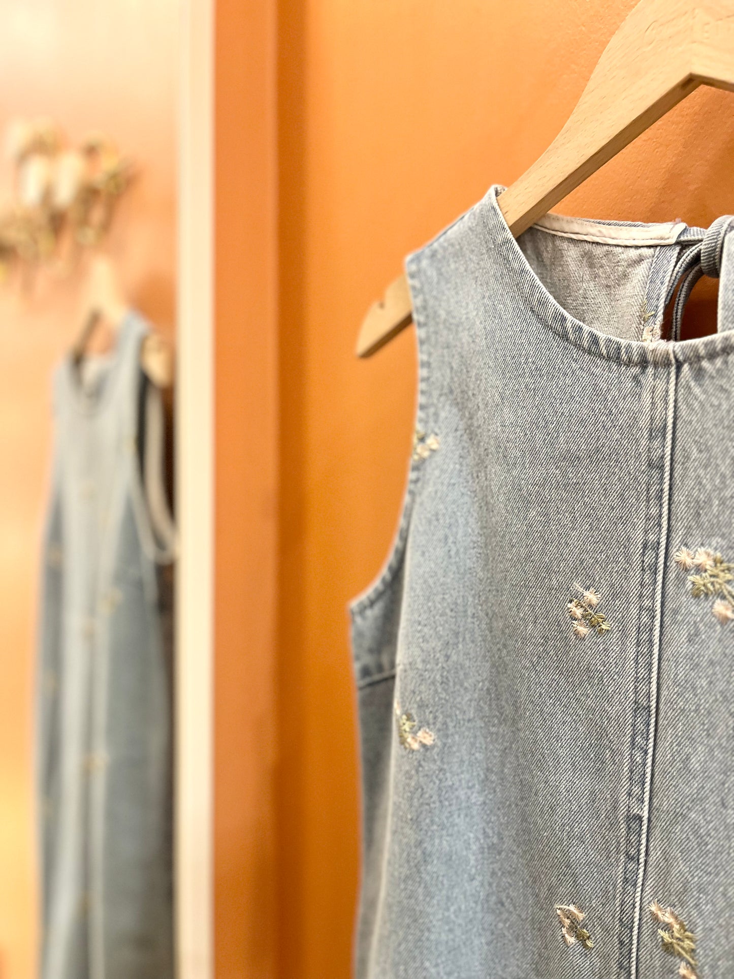 Robe en jeans ANTOINE brodée