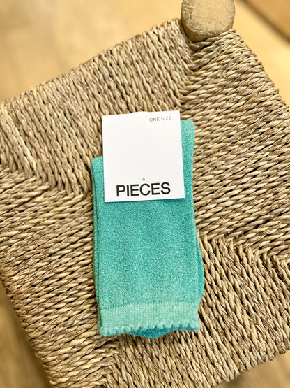 Chaussettes pailletées SEBBY menthe