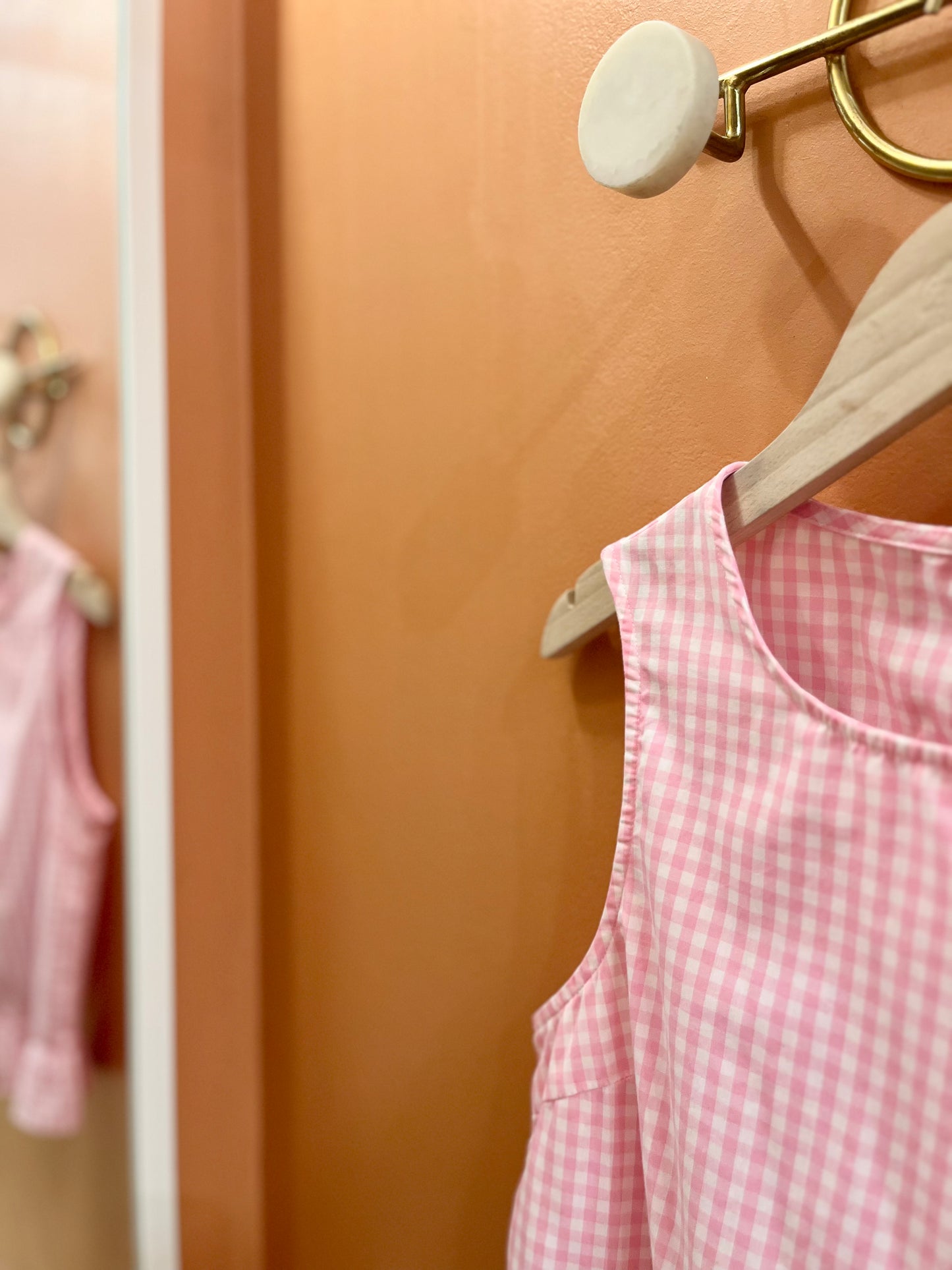 Haut BIBBY vichy rose
