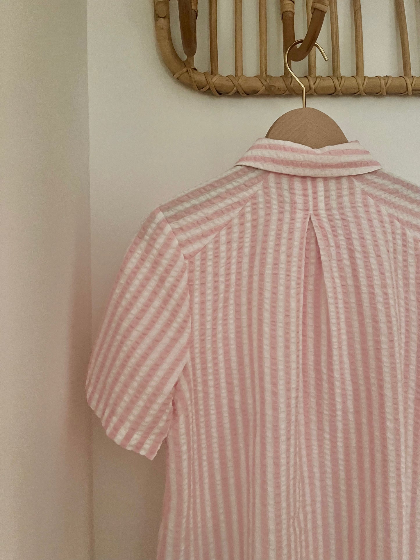 Chemise STINNA rayée rose