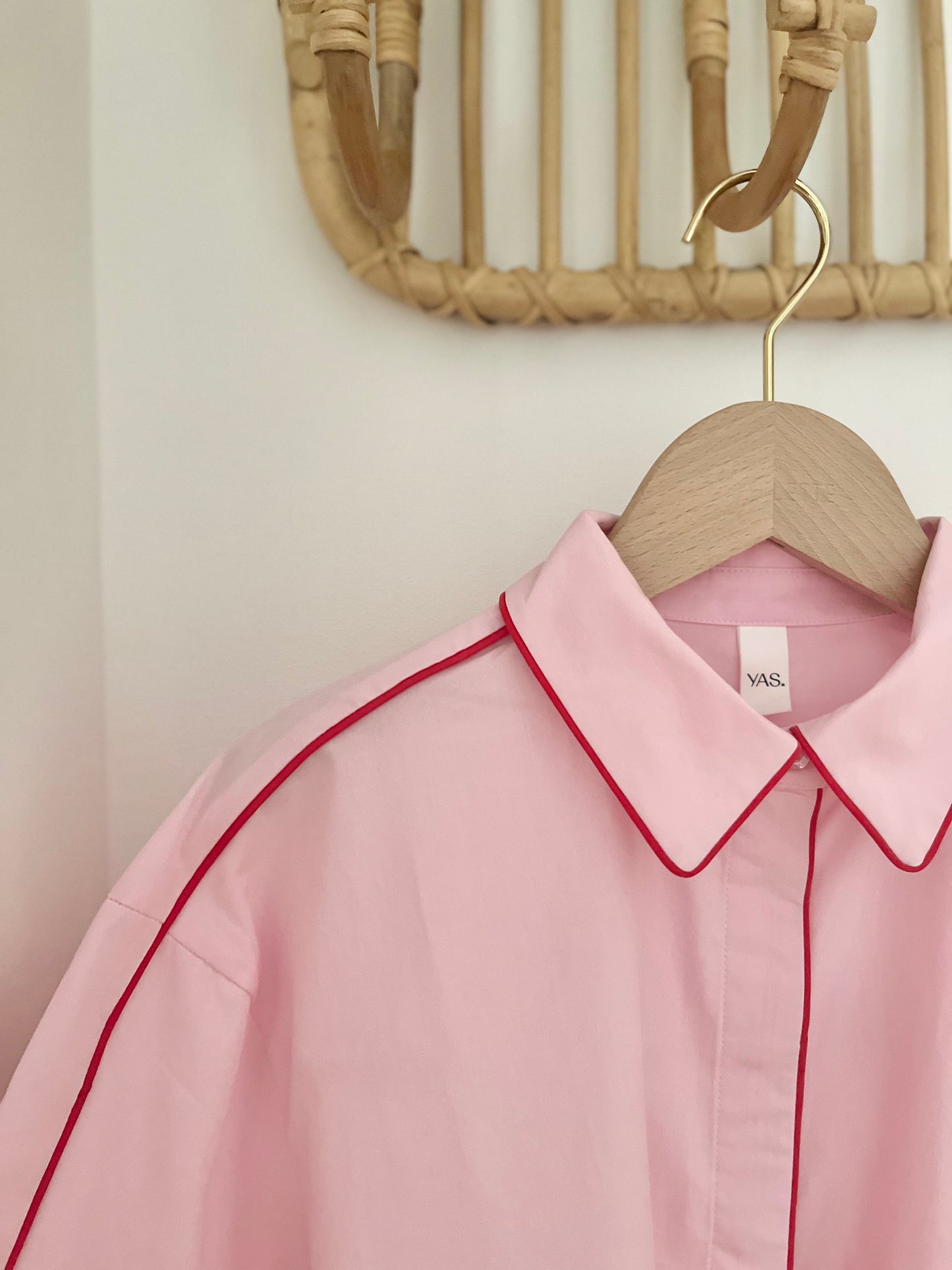 Chemise LEE rose/rouge