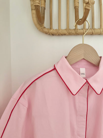 Chemise LEE rose/rouge