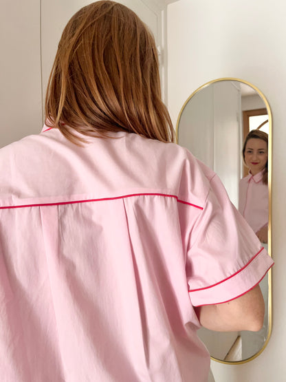 Chemise LEE rose/rouge