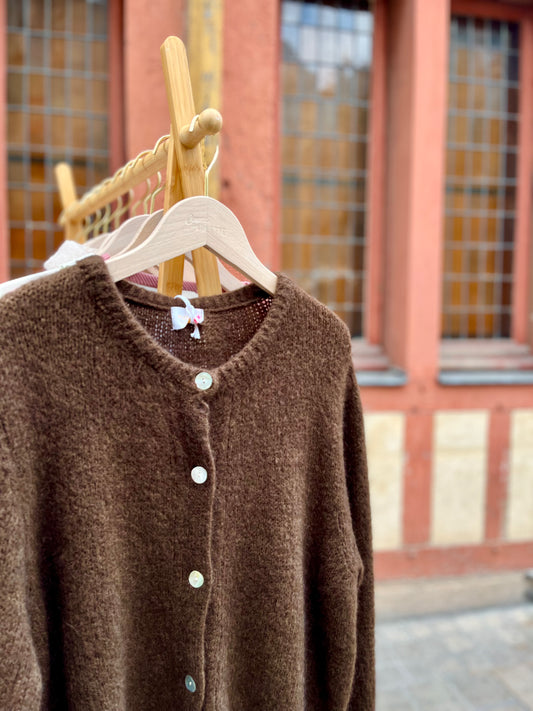 Gilet SUZANNE chocolat