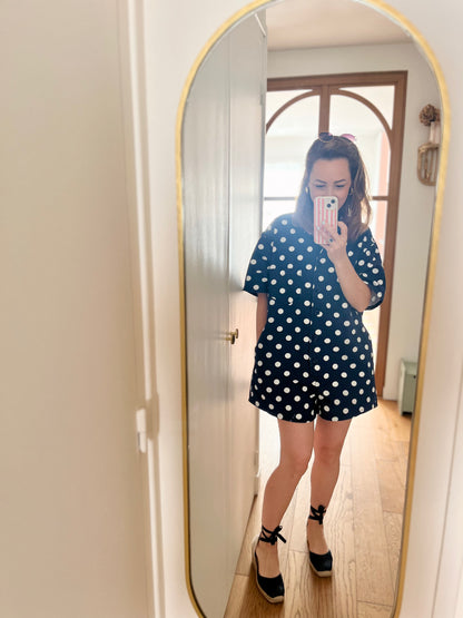 Combishort MADELEINE bleue