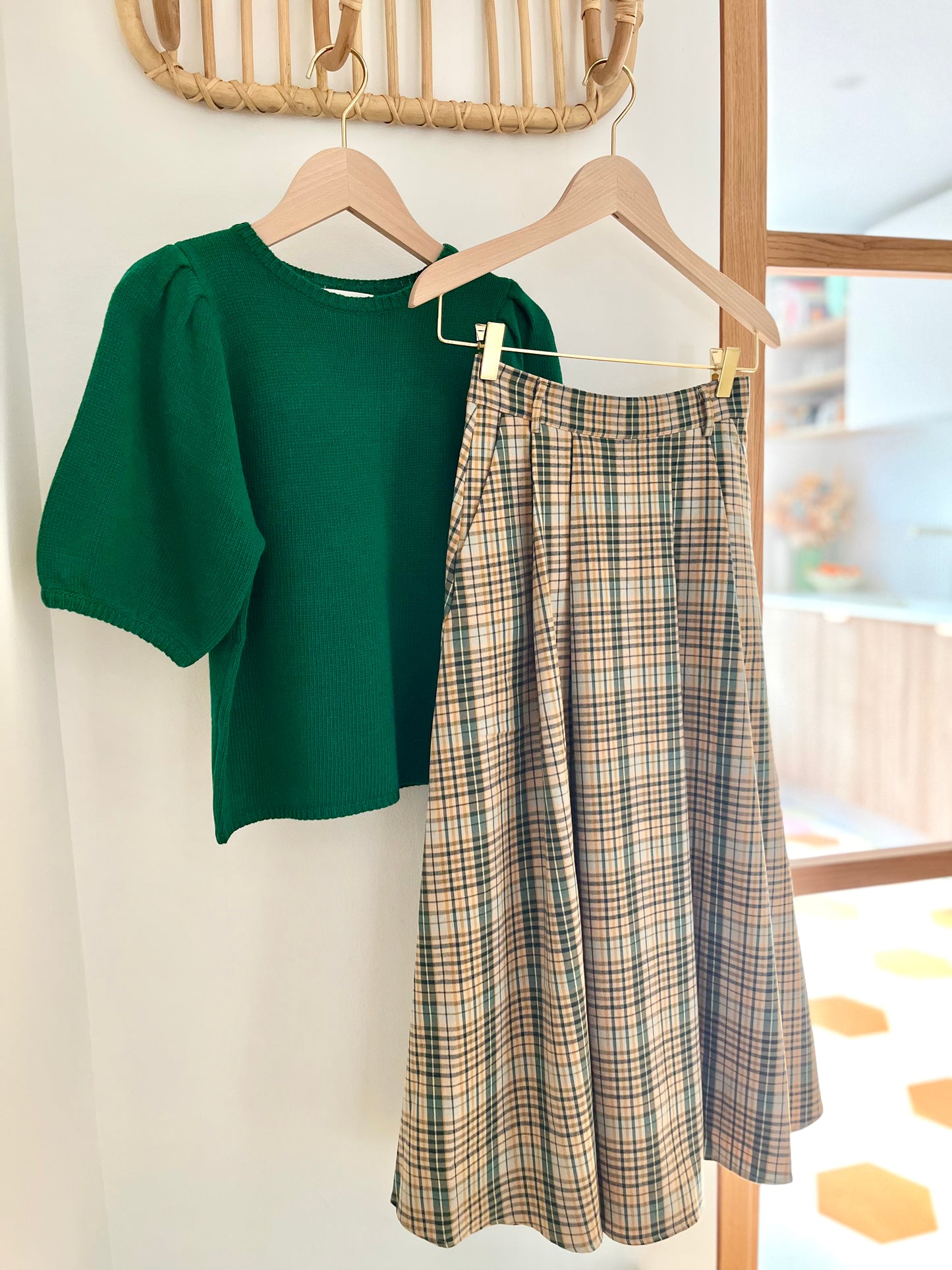 Pull PÉNÉLOPE vert émeraude