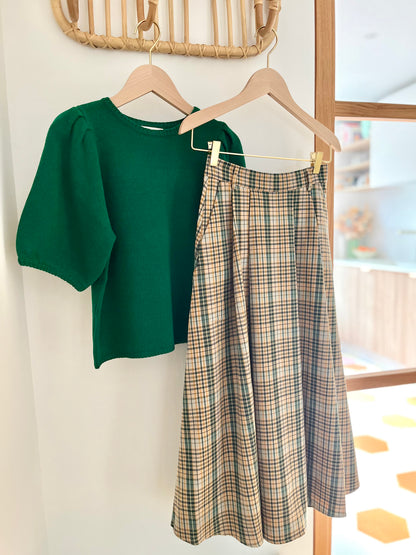 Pull PÉNÉLOPE vert émeraude
