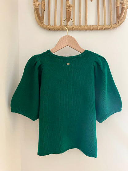 Pull PÉNÉLOPE vert émeraude