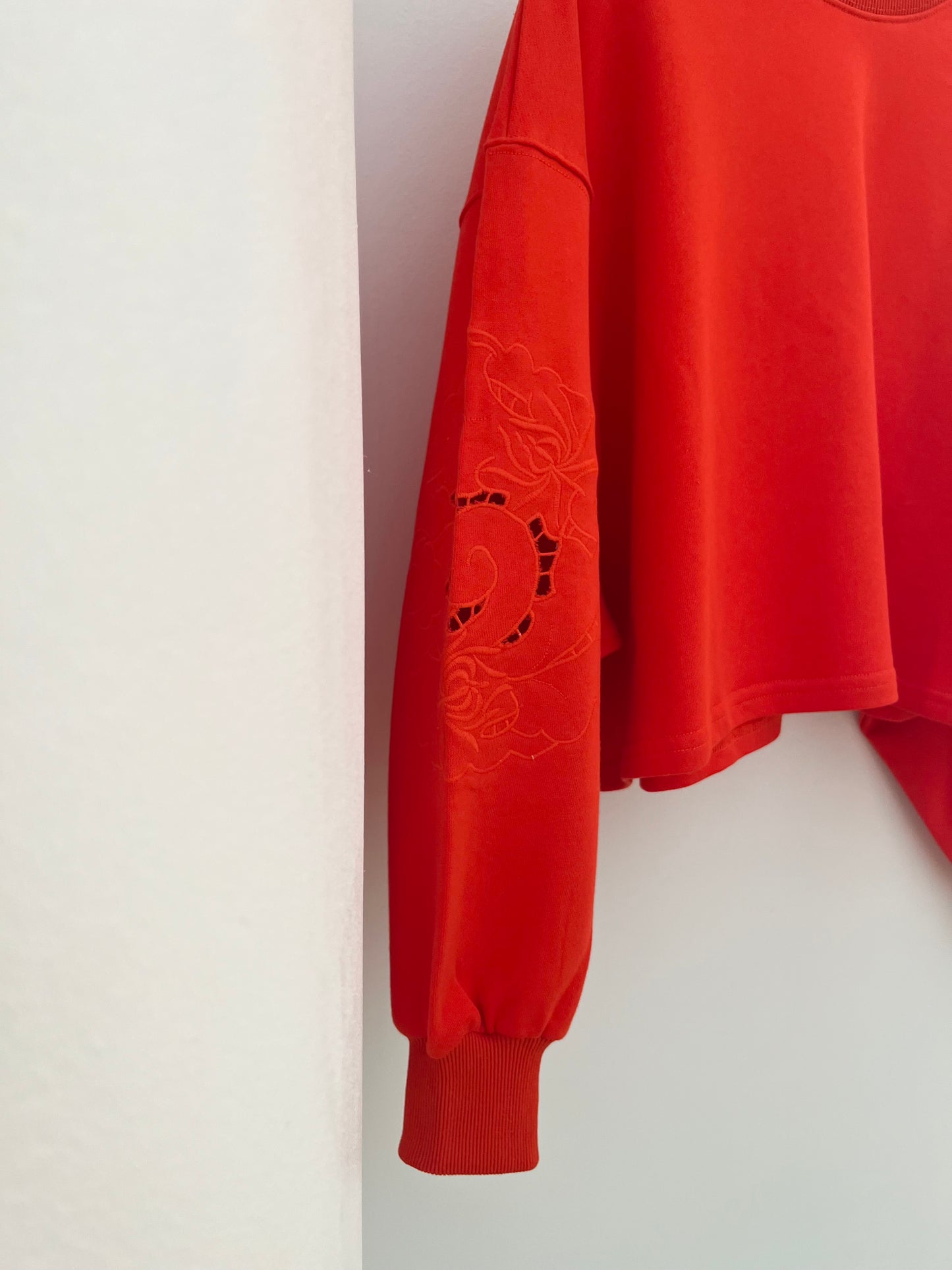 Sweat IDOLE rouge orangé