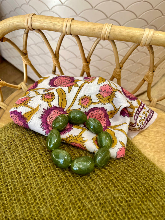 Bracelet SOLINE kaki