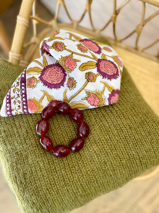 Bracelet SOLINE rouge