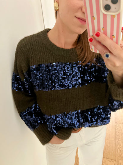Pull ASTRAL kaki/bleu